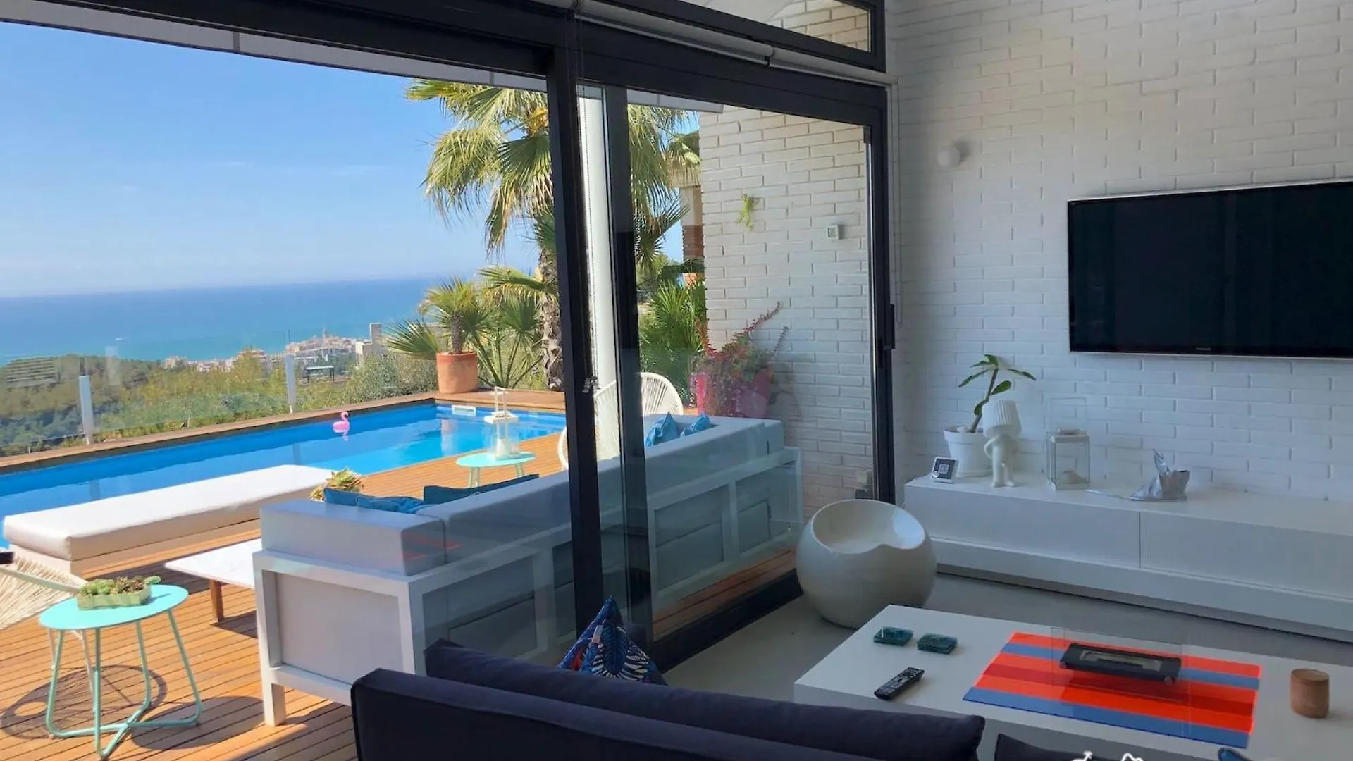 Super Villa Oasis Fab Sea And Sitges View With Private Pool And Air Conditioning 0*,
