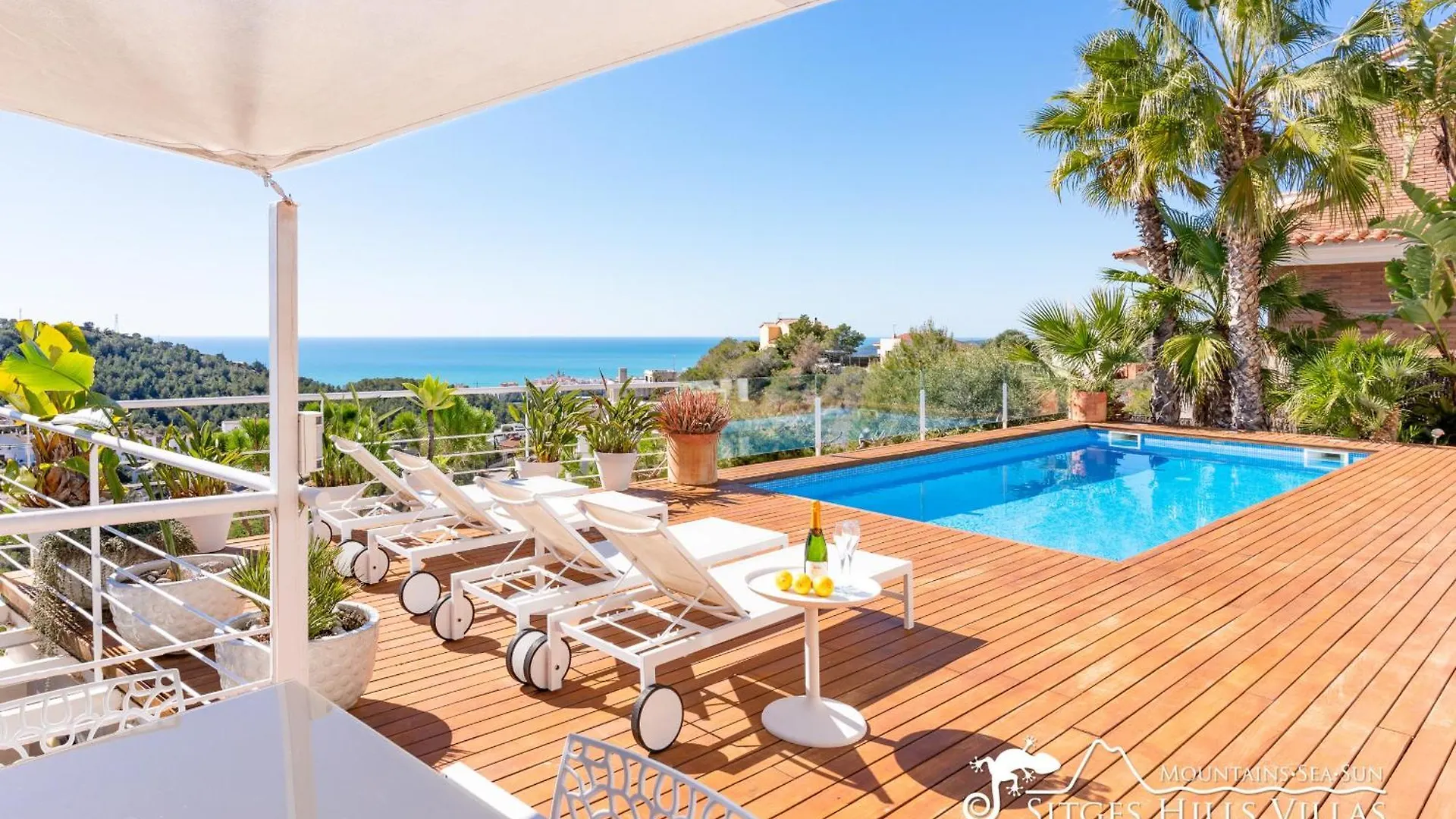 Super Villa Oasis Fab Sea And Sitges View With Private Pool And Air Conditioning